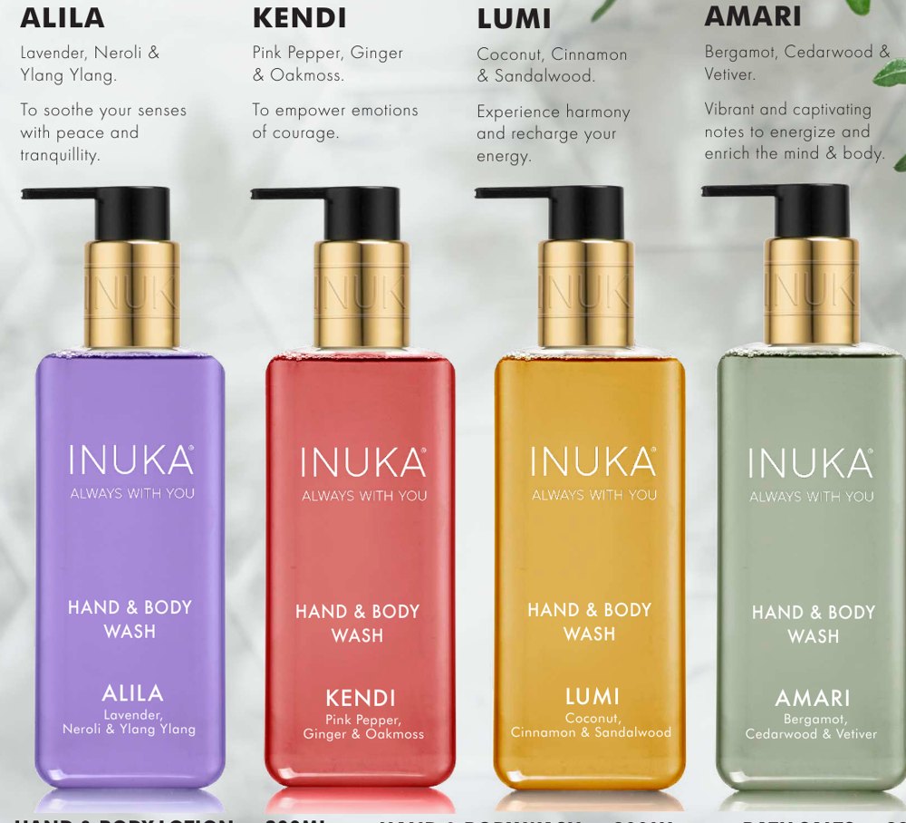 Produtos da gama Luxury Bath Range da INUKA