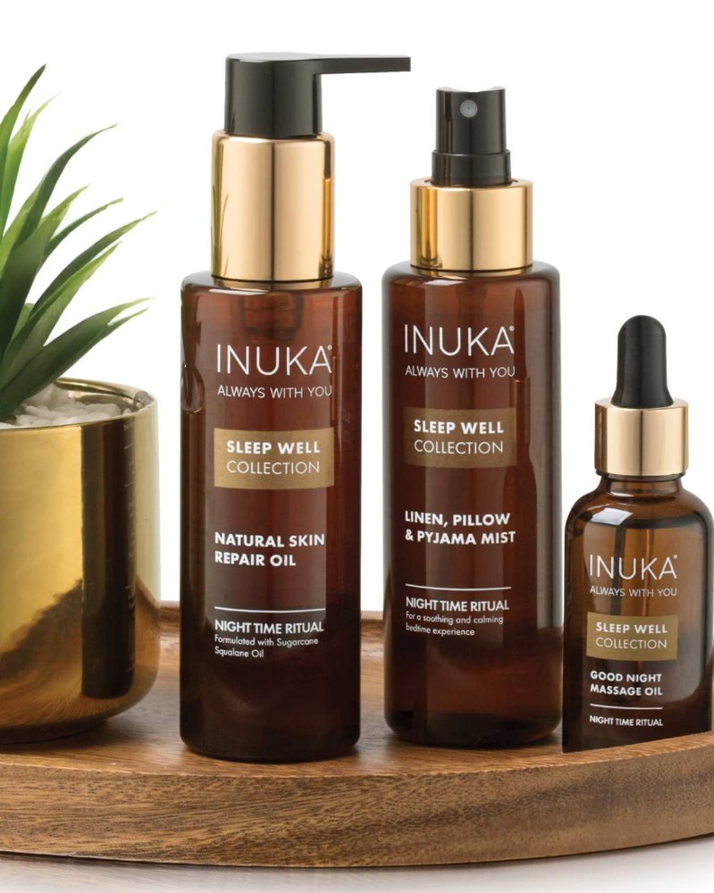 Produtos da gama Sleep Well Collection da INUKA